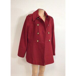 Michael Kors Wool Coat Jacket Womens XL New